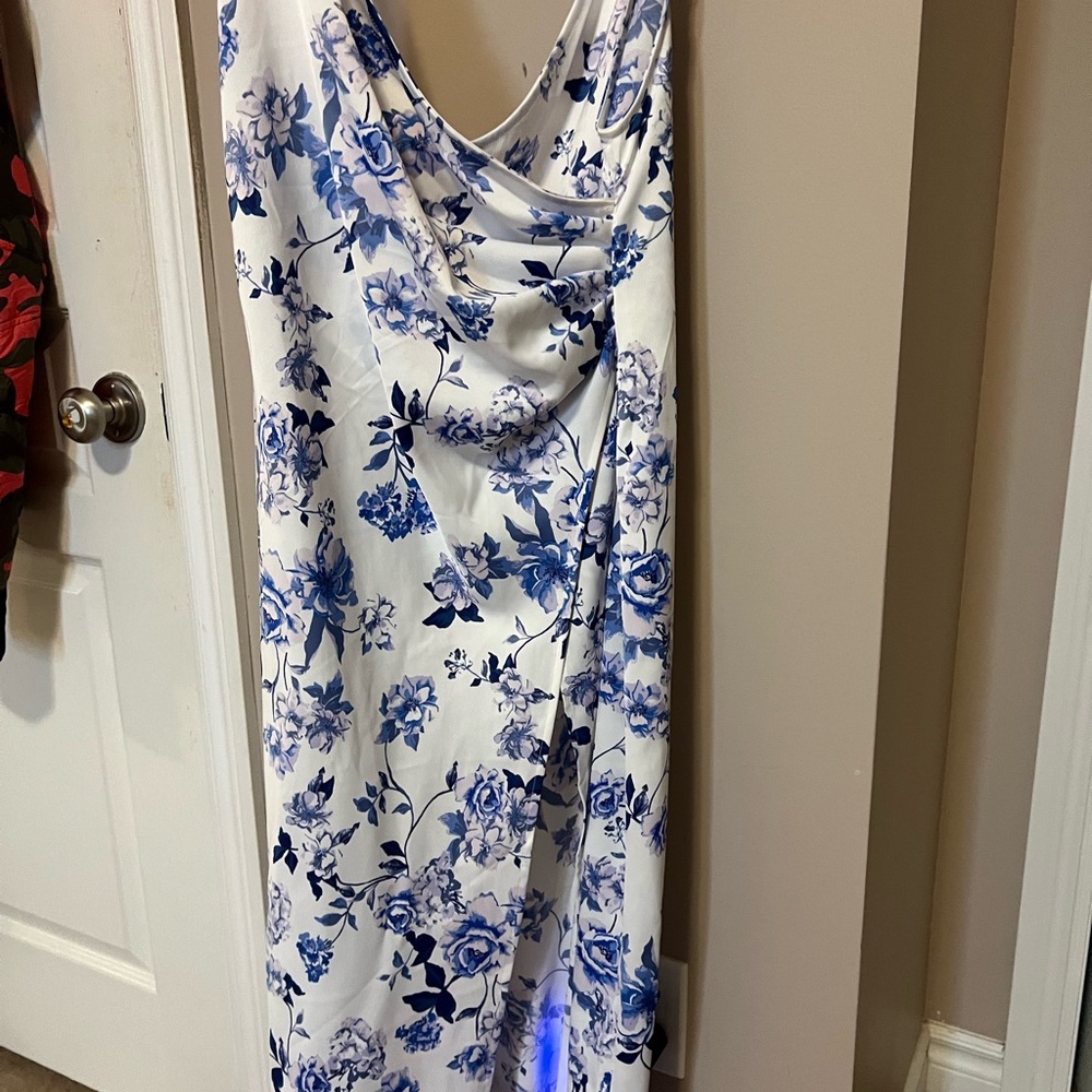 Urban Outfitters Blue and White Floral Dress